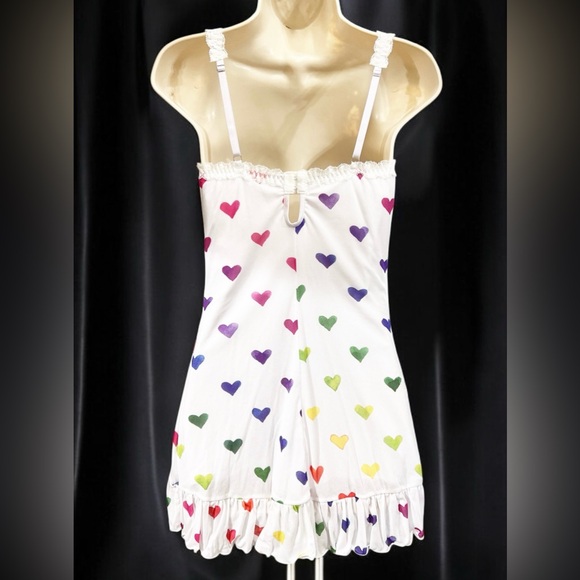Size Small……..Colorful Heart & Teddy Bear themed Dress.  New…..Care Bears - Picture 7 of 8